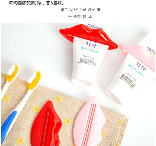 新奇有趣，韓國卡通擠牙膏器 讓日常擠牙膏也變得充滿樂趣